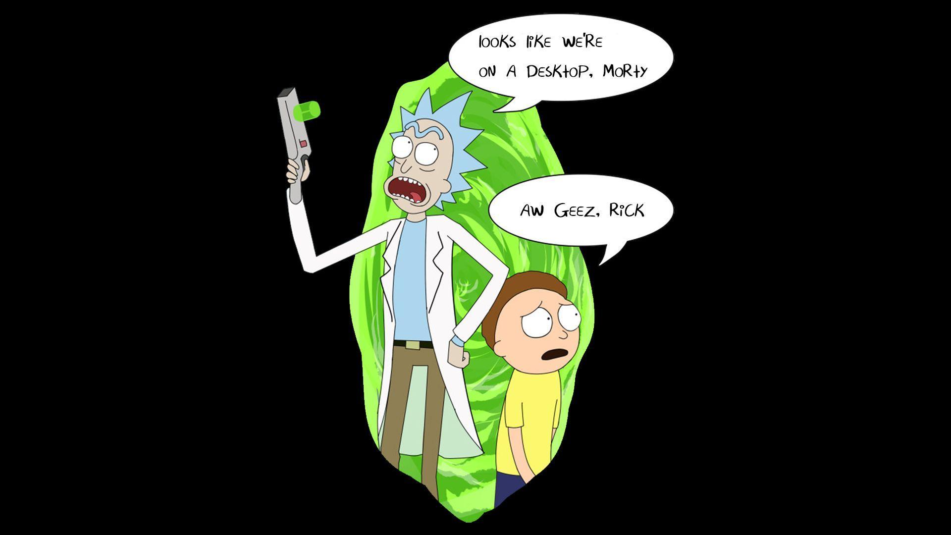 Rick And Morty Wallpaper (found In R Pcmasterrace)