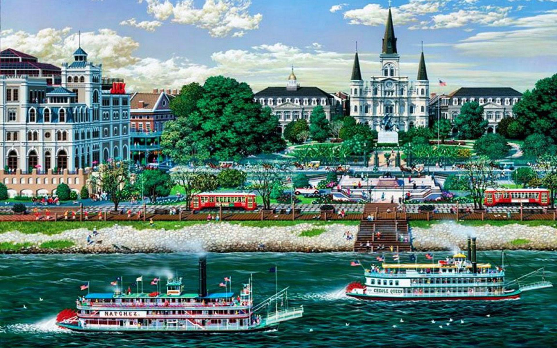 Jackson Square New Orleans wallpaper. Jackson Square New Orleans