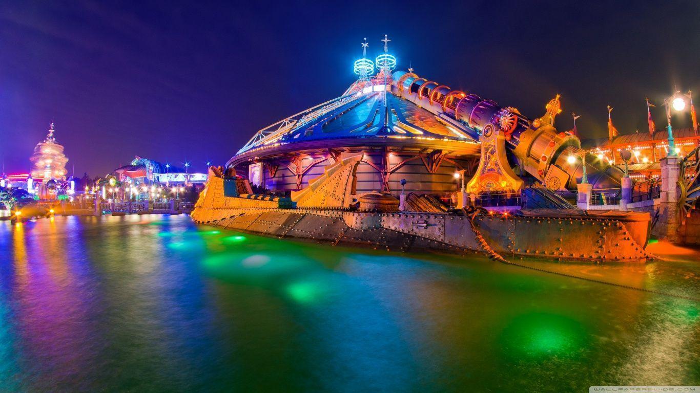 Space Mountain Mission 2 Paris HD desktop wallpaper