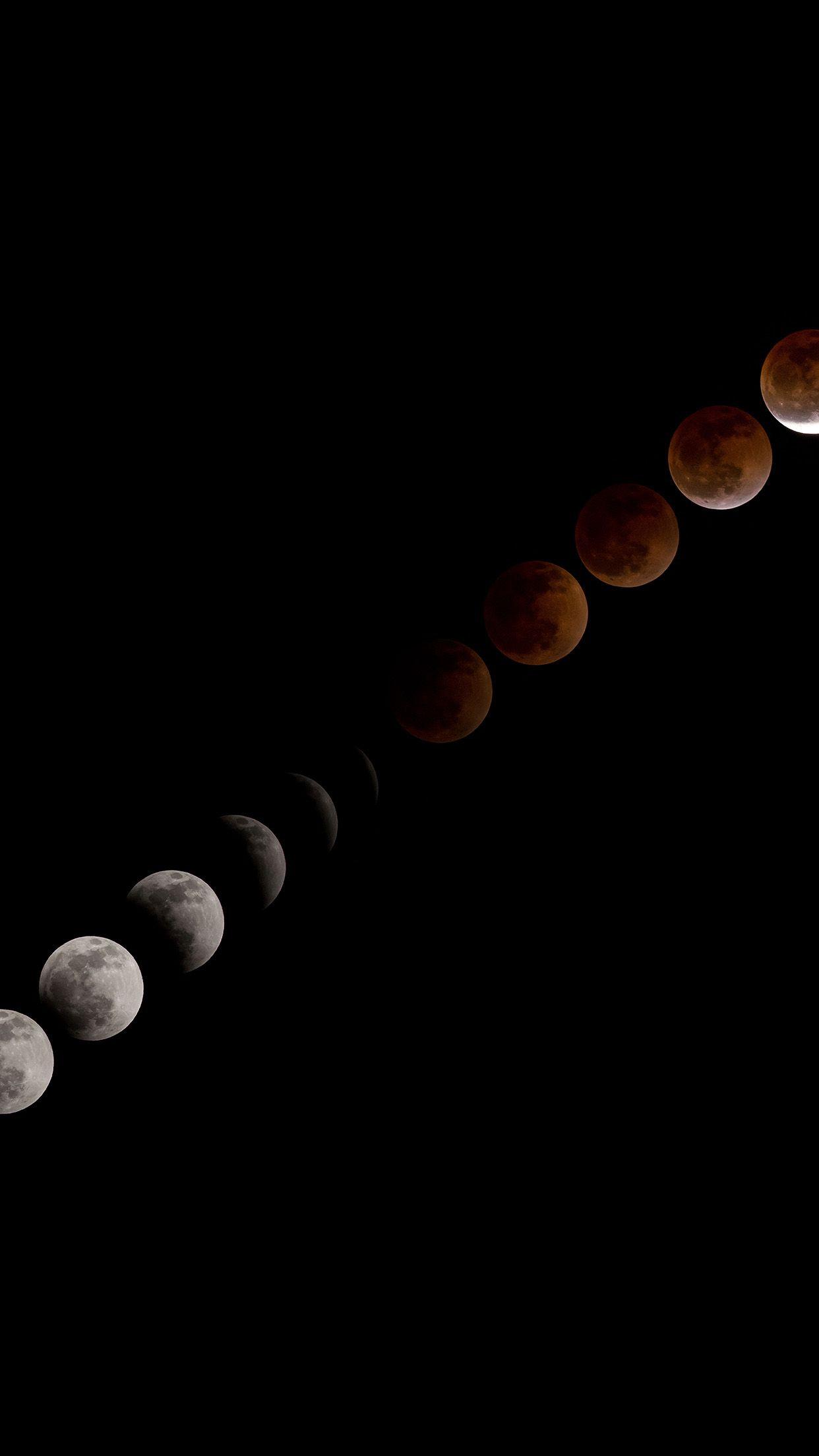 Blood Moon Lunar Eclipse Android wallpaper HD