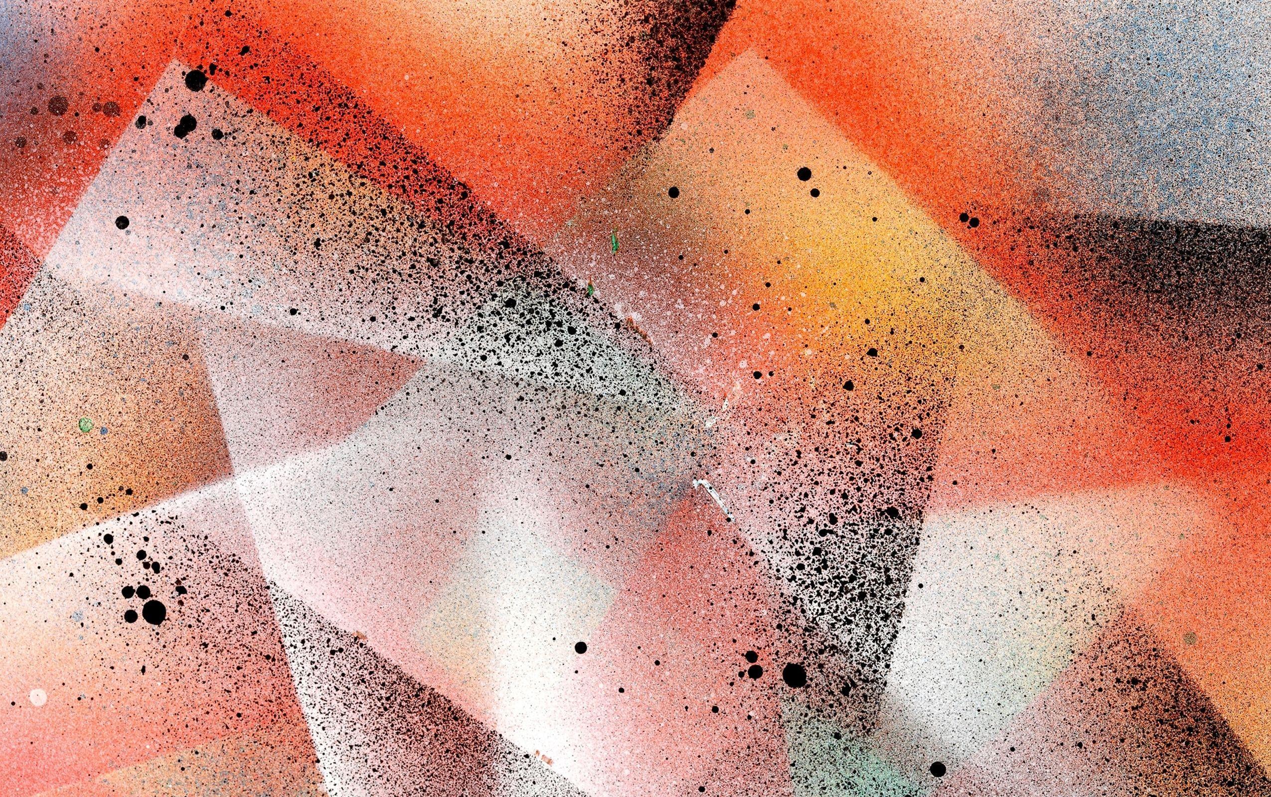 Spray Abstract Wallpaper