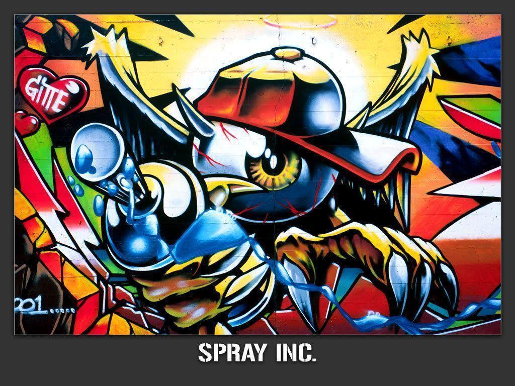 Spray Paint Wallpaper Painting of All Time