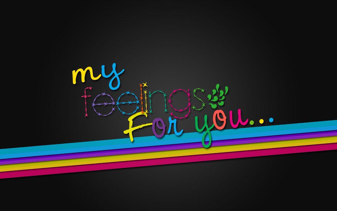 Wallpaper_My feelings for you