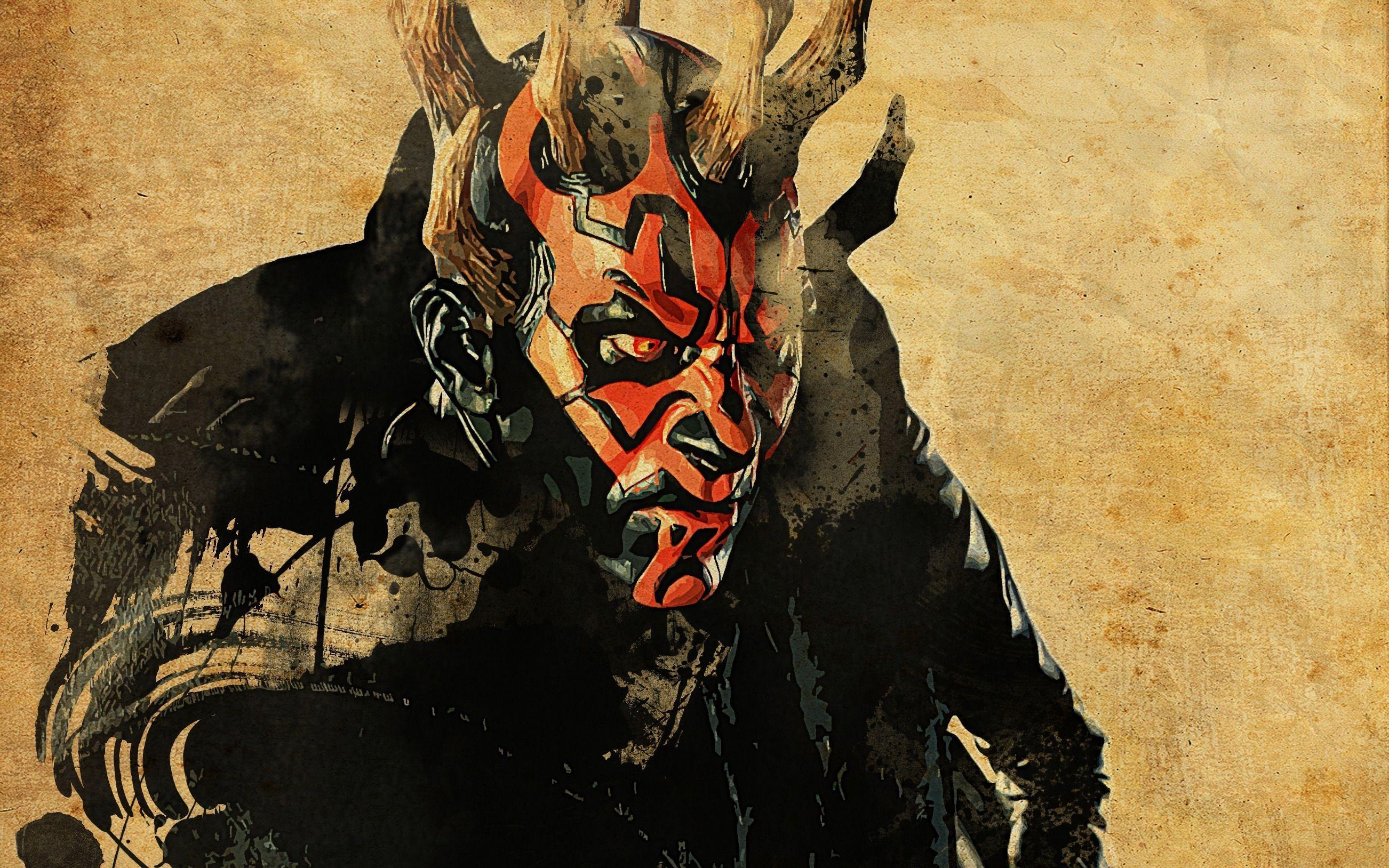 Darth Maul, a deadly agile Sith Lord trained by the evil Darth