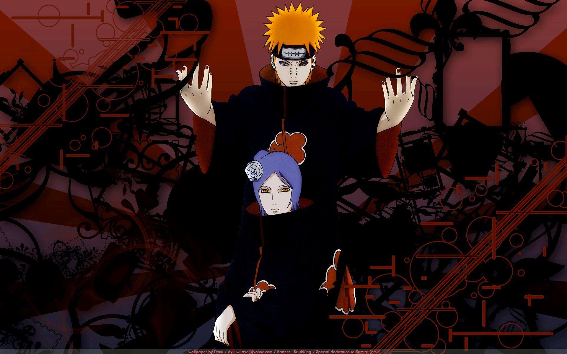 Pain And Konan Wallpaper