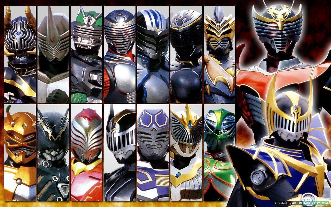 All Riders From Kamen Rider Ryuki Series Wallpaper and Background