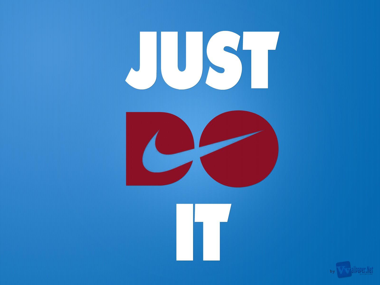 Just do it Nike Brand Logo Typography Simple HD Wallpaper. Brand