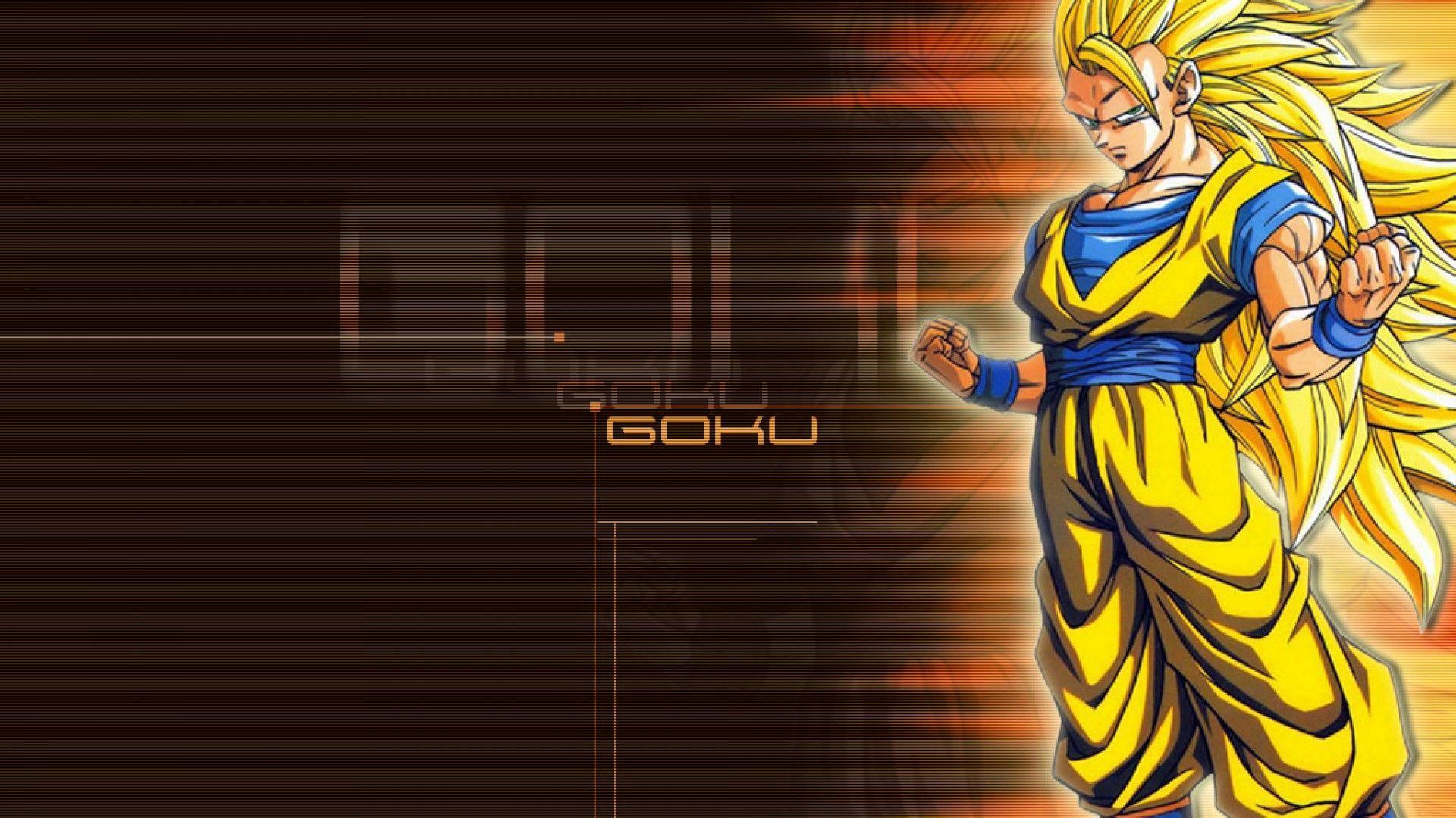 Awesome Goku Super Saiyan 3 Wallpaper HD. Desenhos Nice