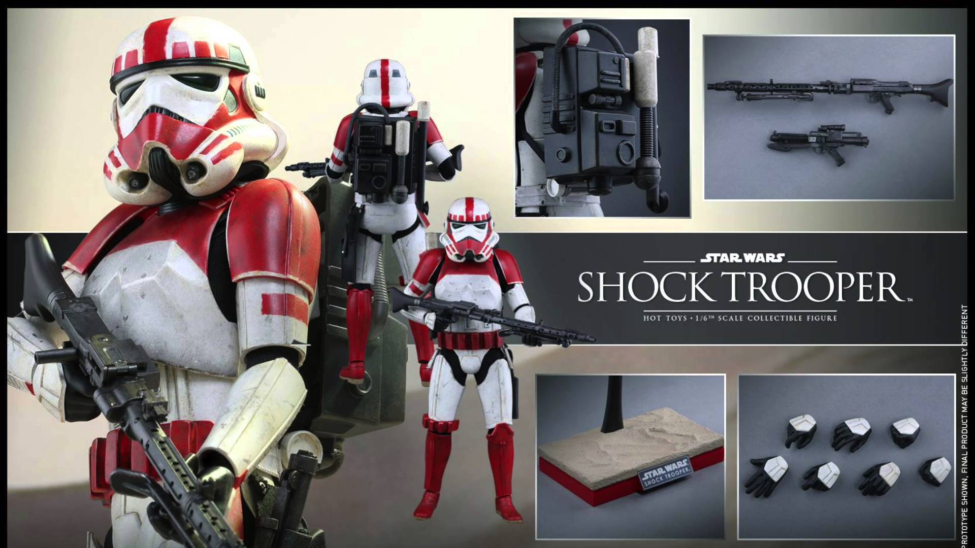 Star Wars Battlefront Hot Toys Shock Trooper 1 6 Scale Video Game
