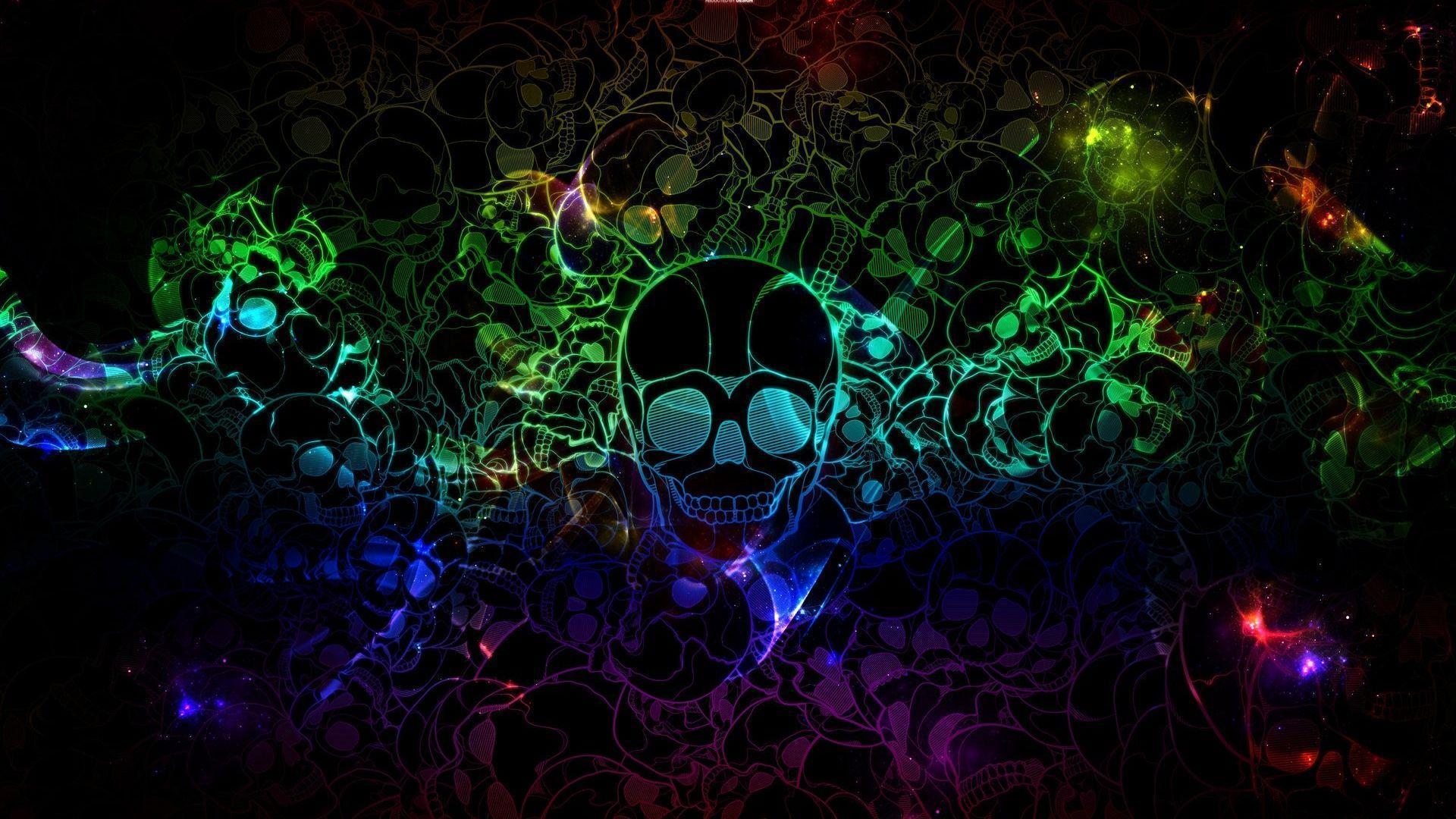 hd skulls wallpaper \(X.X)