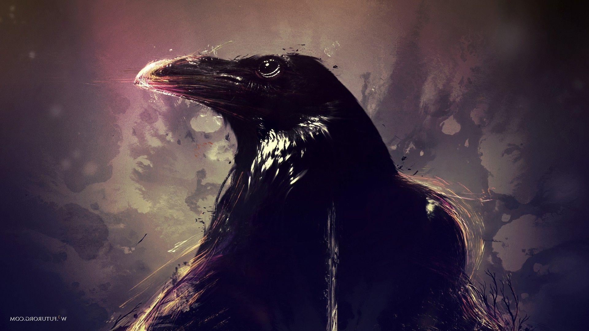 raven, Artwork, Animals, Birds Wallpaper HD / Desktop and Mobile