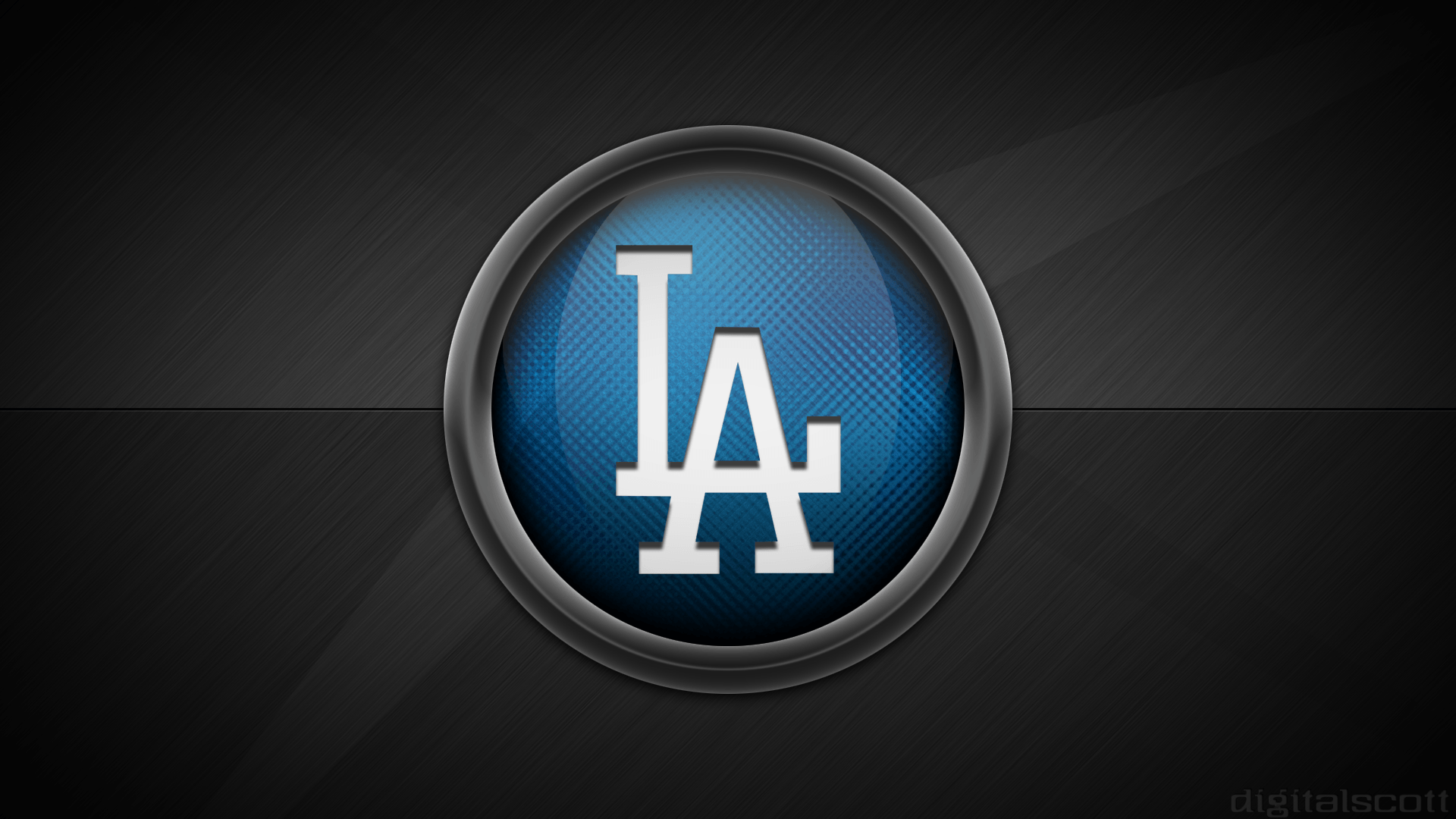 LA Dodgers Logo Wallpaper