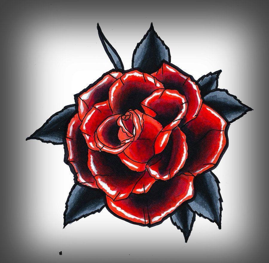 dongetrabi: Black And Red Roses Image