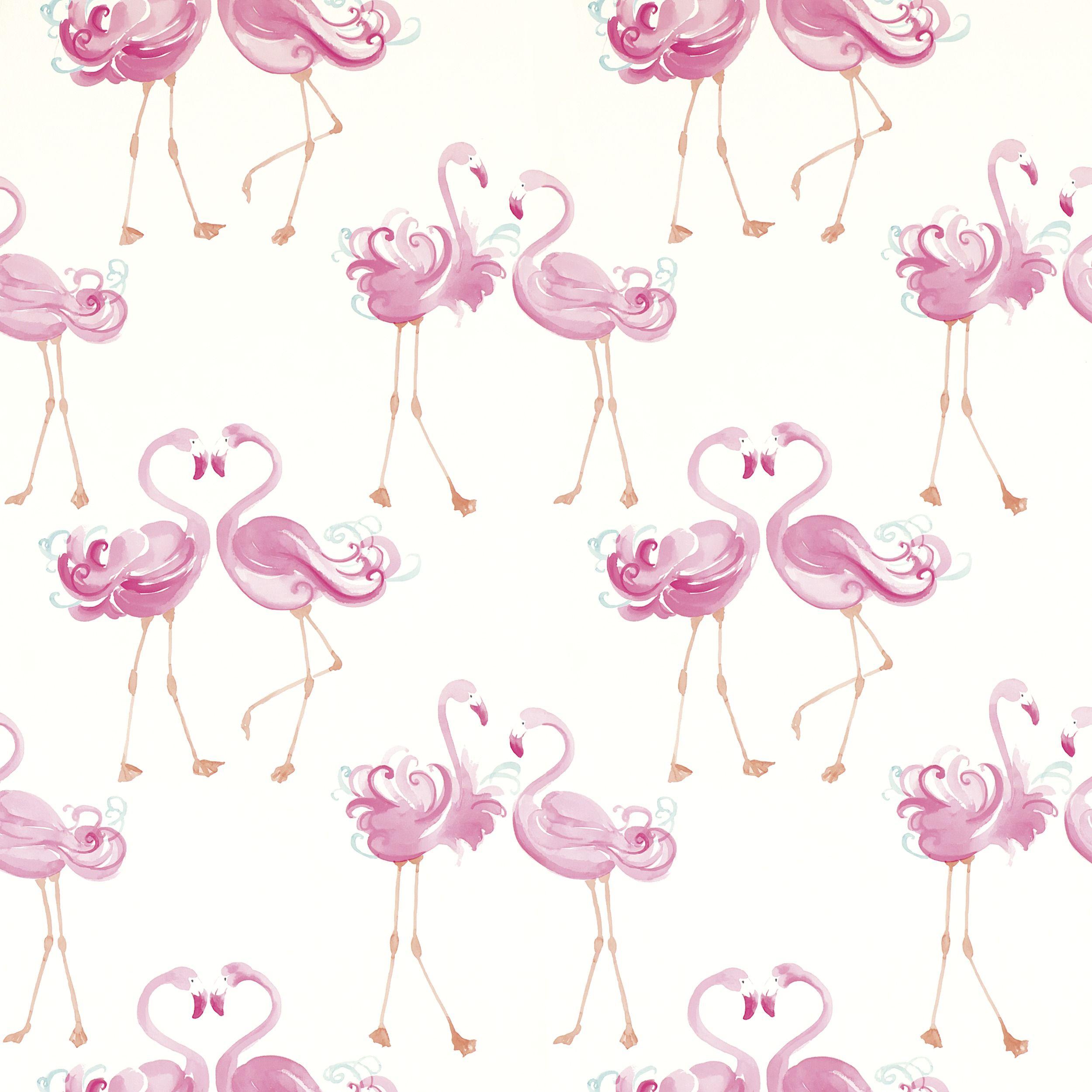 Pretty Flamingo Wallpapers at Laura Ashley