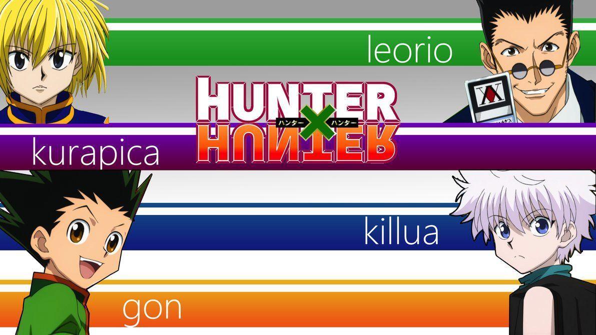 Hunter X Hunter Characters Kurapica Leorio Gon Killua Image