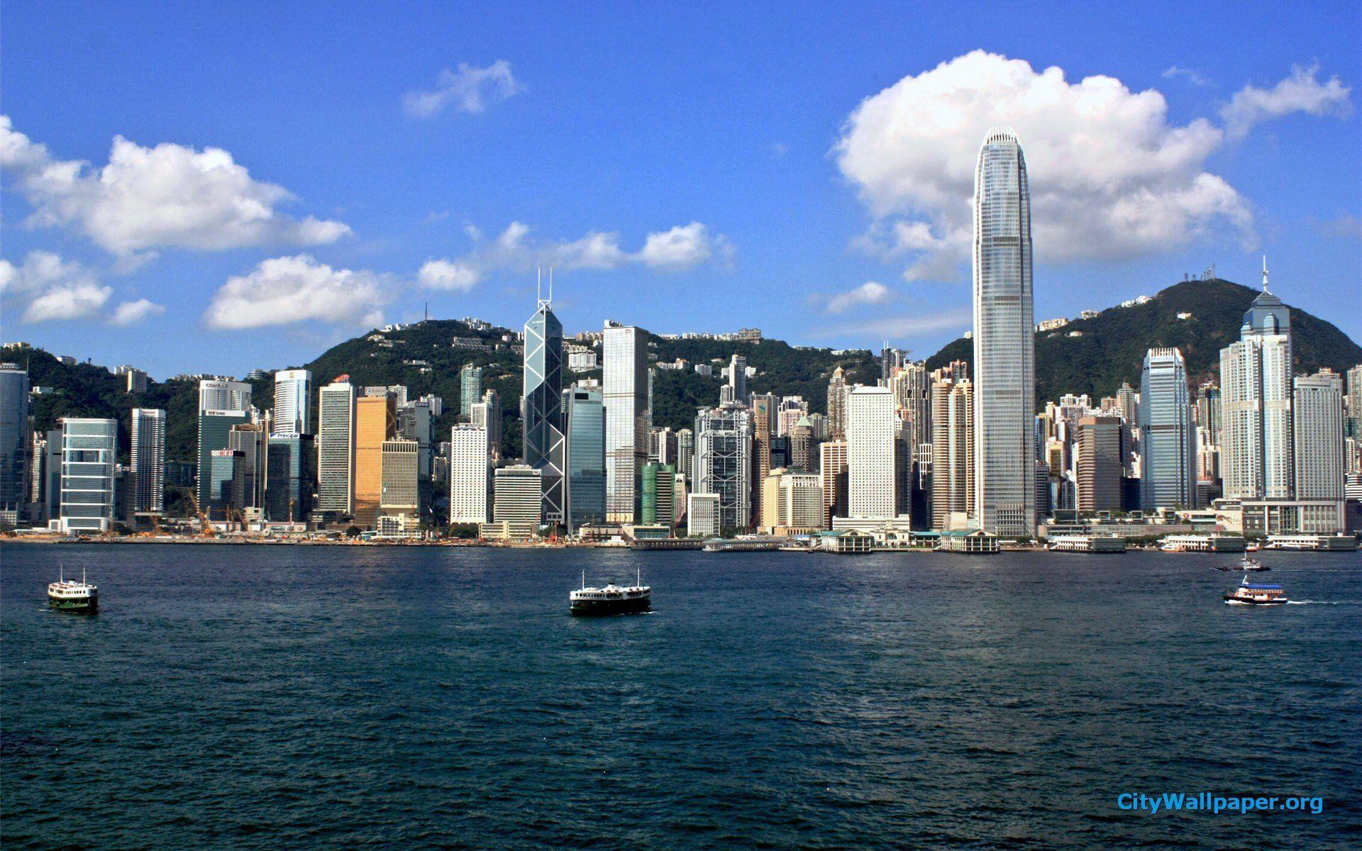 Hong Kong Skyline Wallpaper 487501