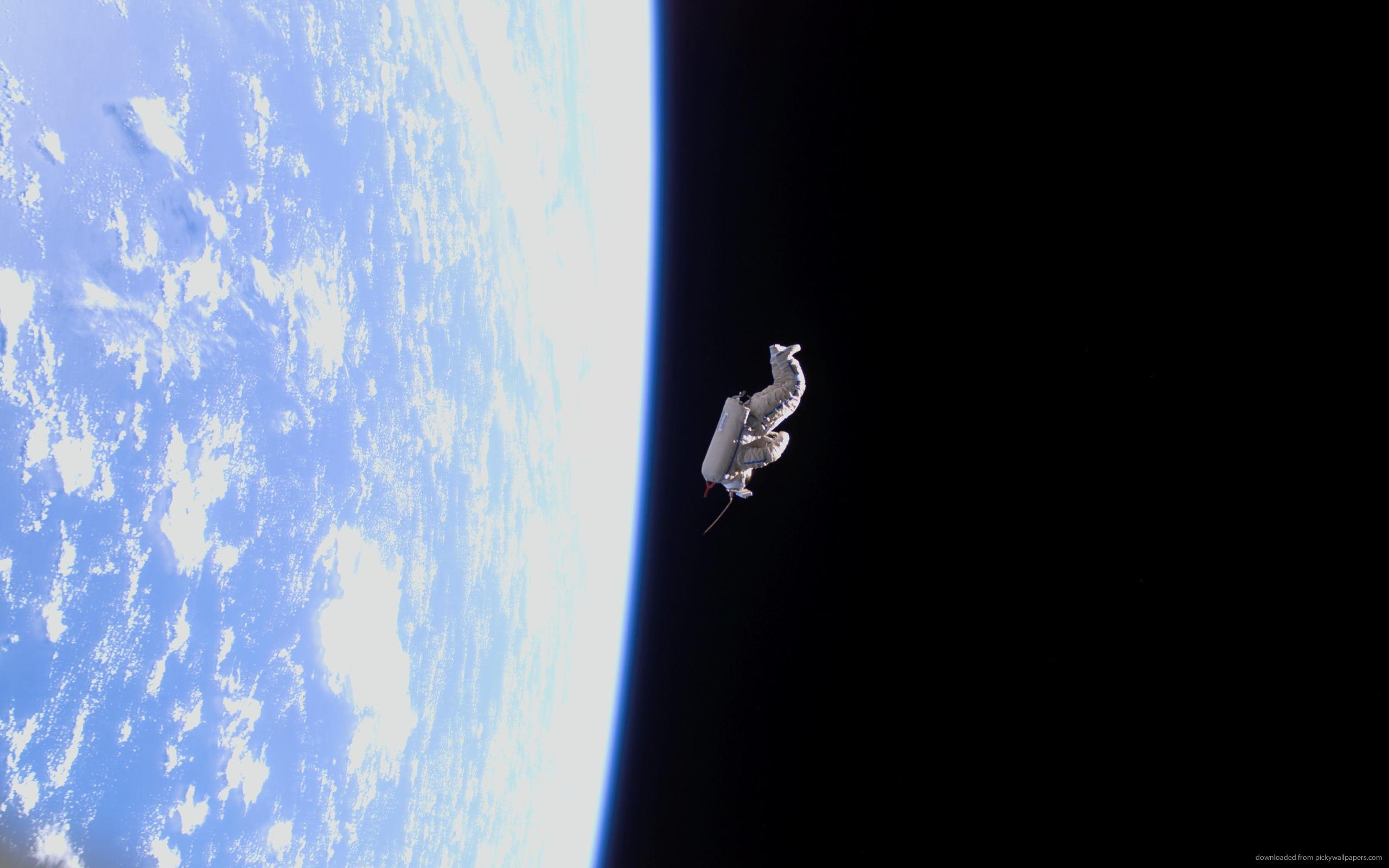 Download 2560x1600 Gravity Astronaut Drifting In Space Wallpaper