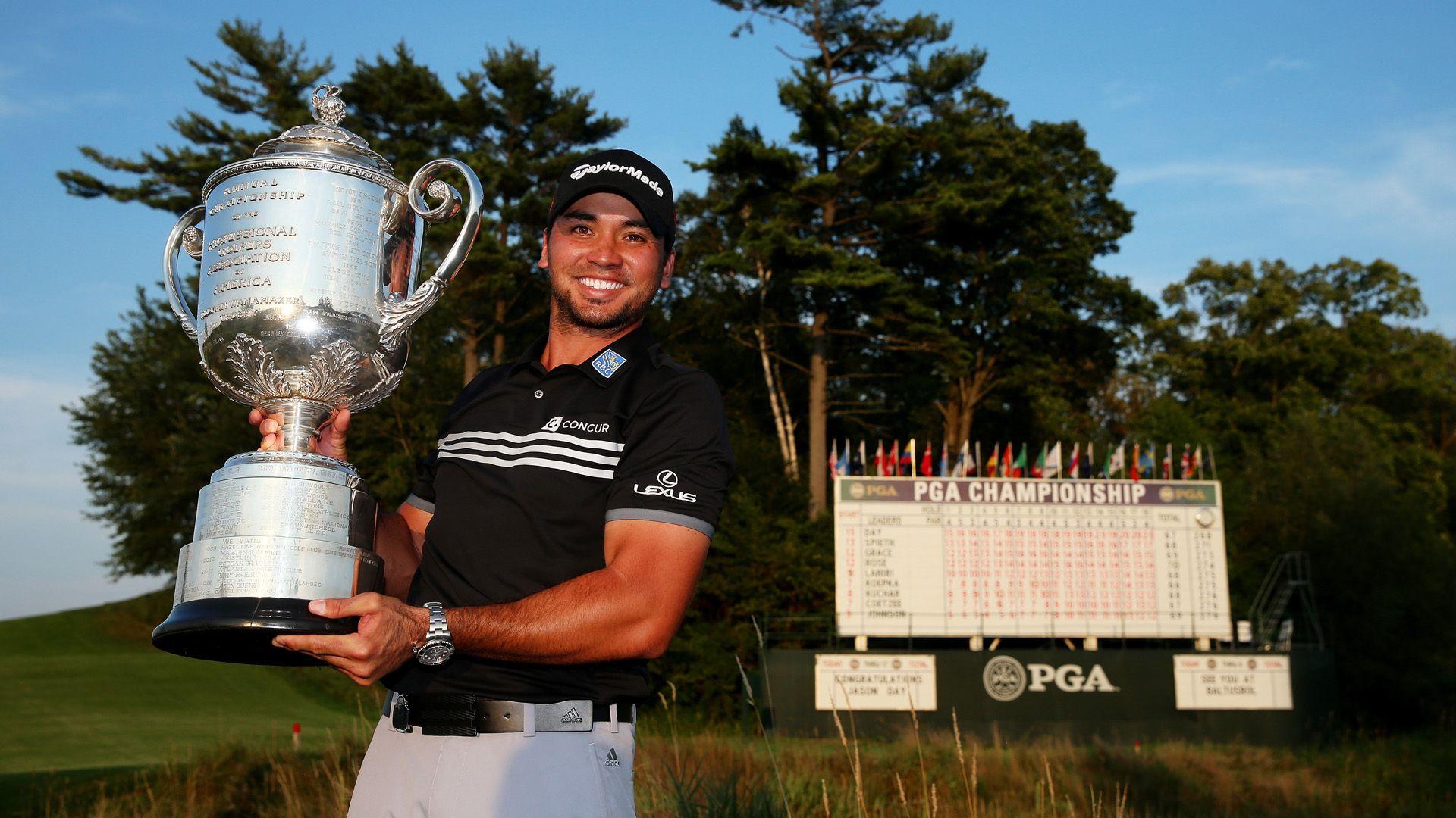Jason Day holds off Jordan Spieth to win first major at PGA