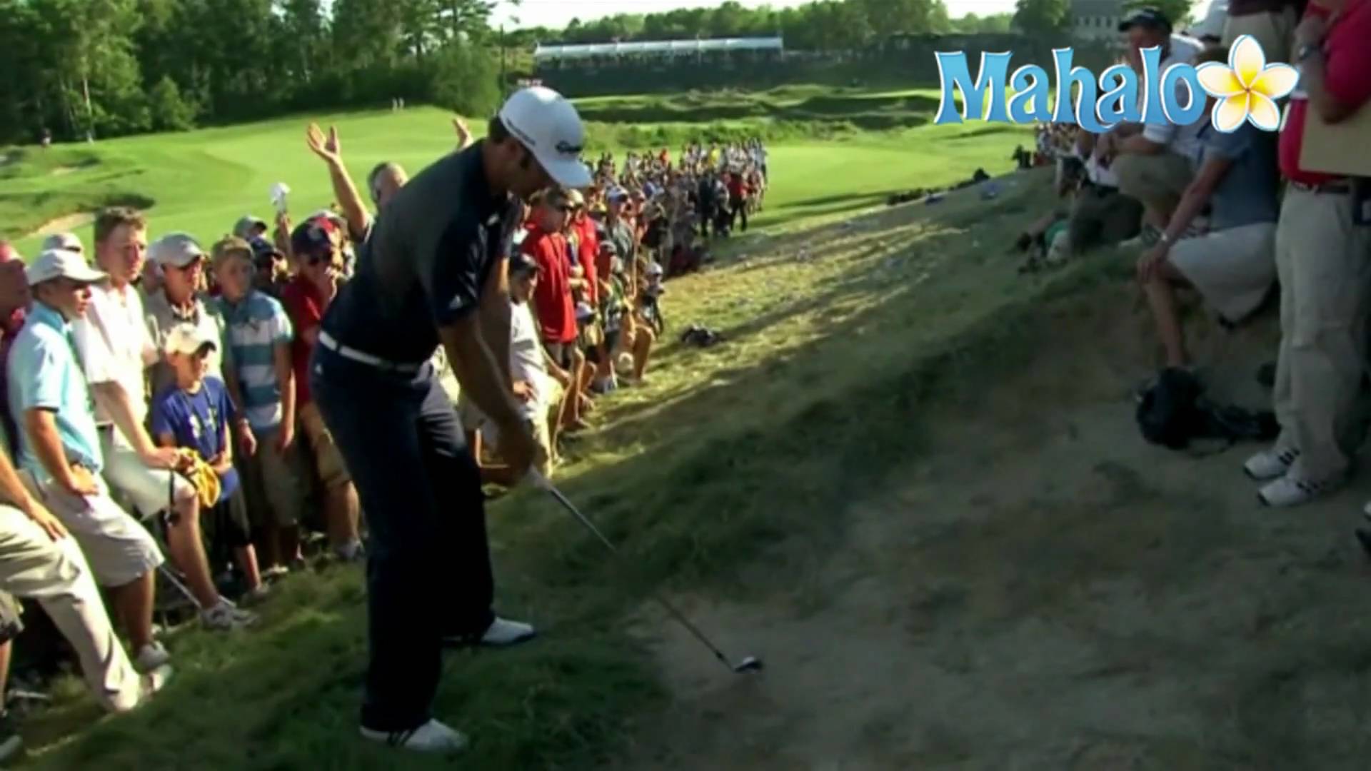 Dustin Johnson Grounds Club in Bunker