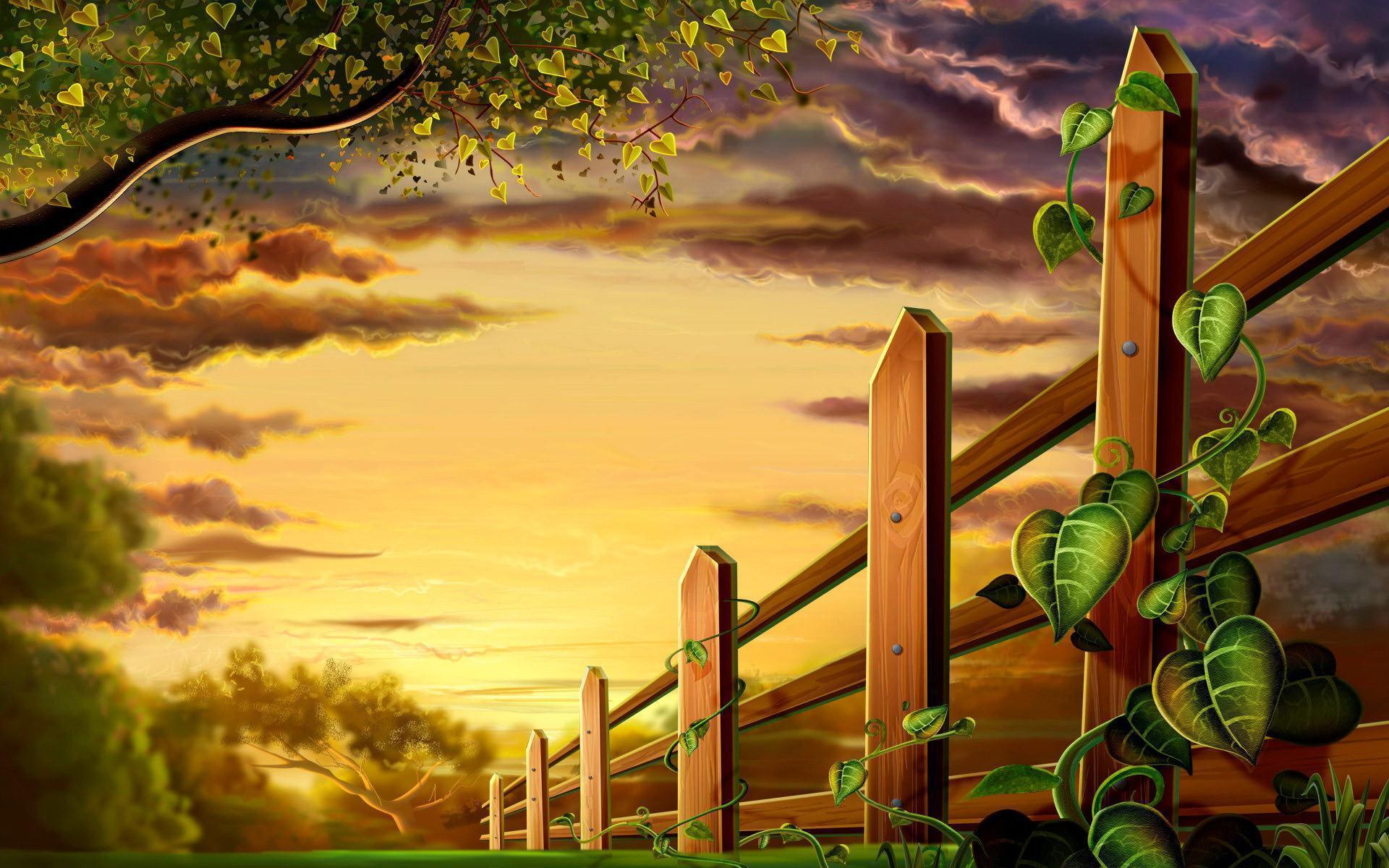 Nature Painting Wallpaper. Nature Wallpaper. Nature