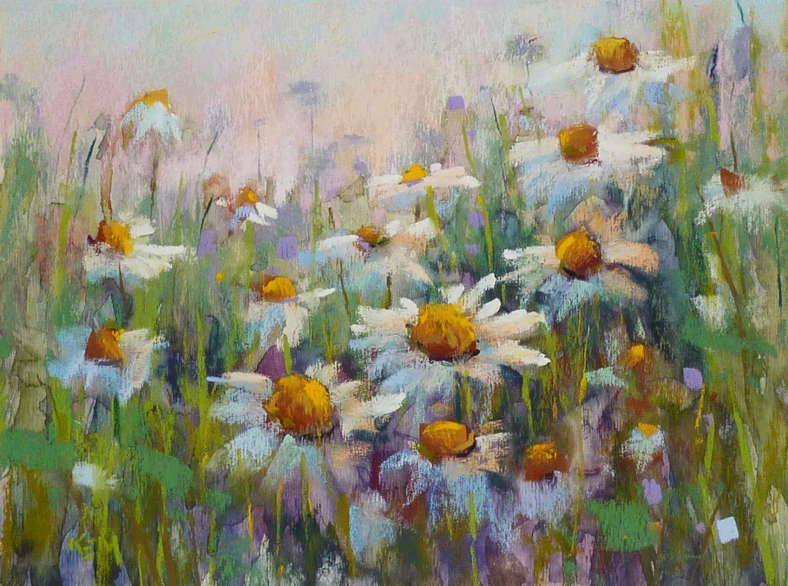 Painting My World: How to Paint Daisies in Pastel Using a