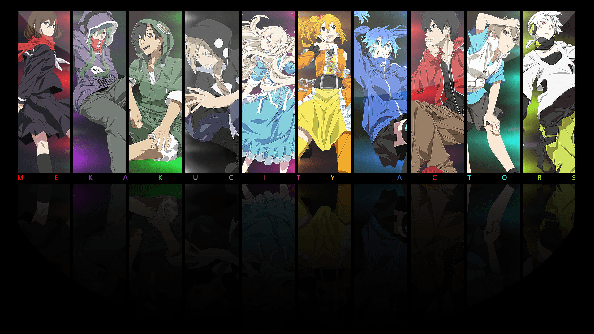 Mekaku city actors wallpaper, 5905x3543, 681602