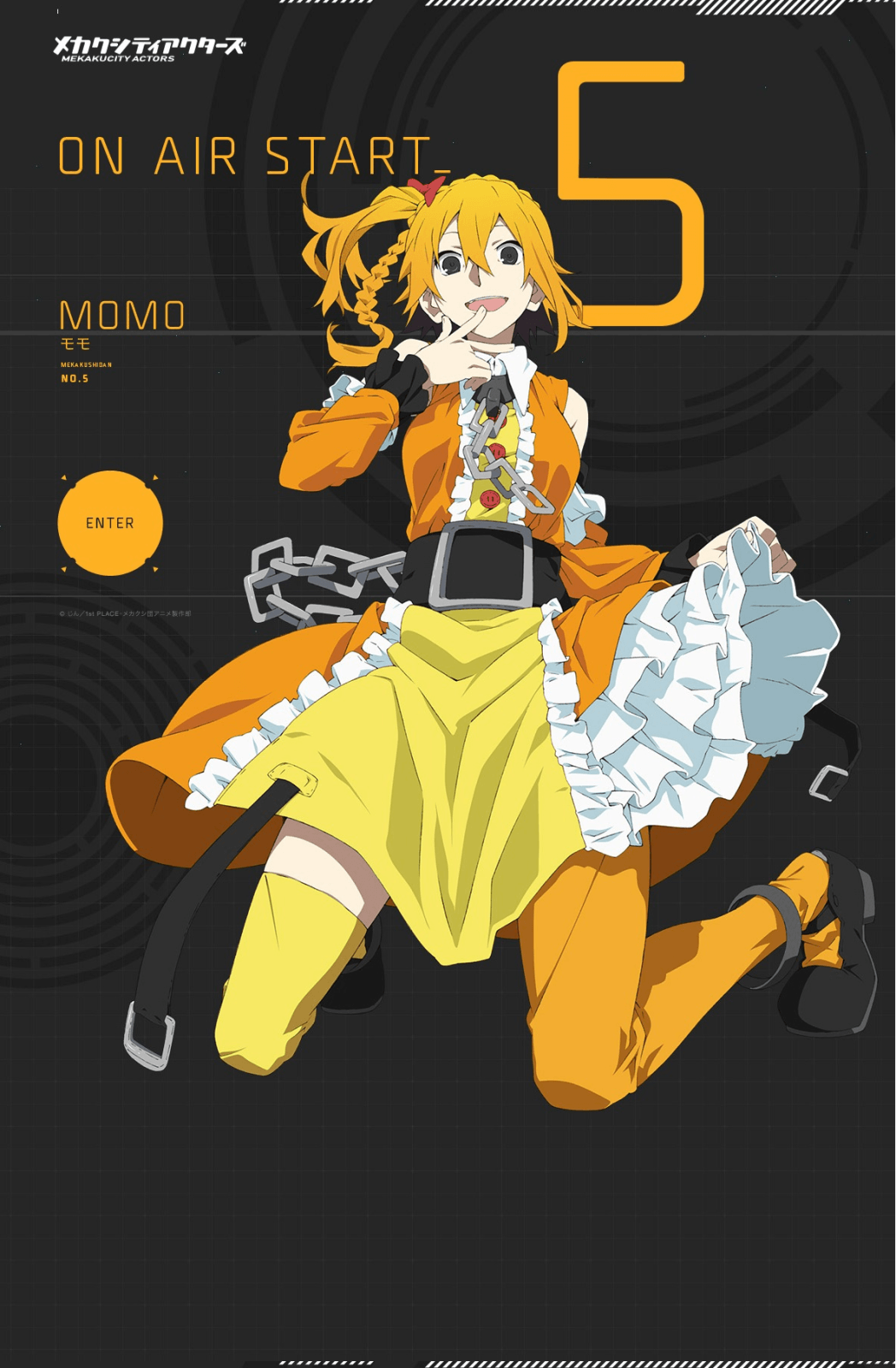 Mekakucity Actors Momo iPhone Wallpaper. M.A