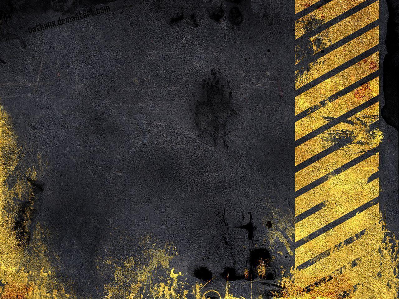Full HD Wallpaper + Background, Black, Grunge, Yellow