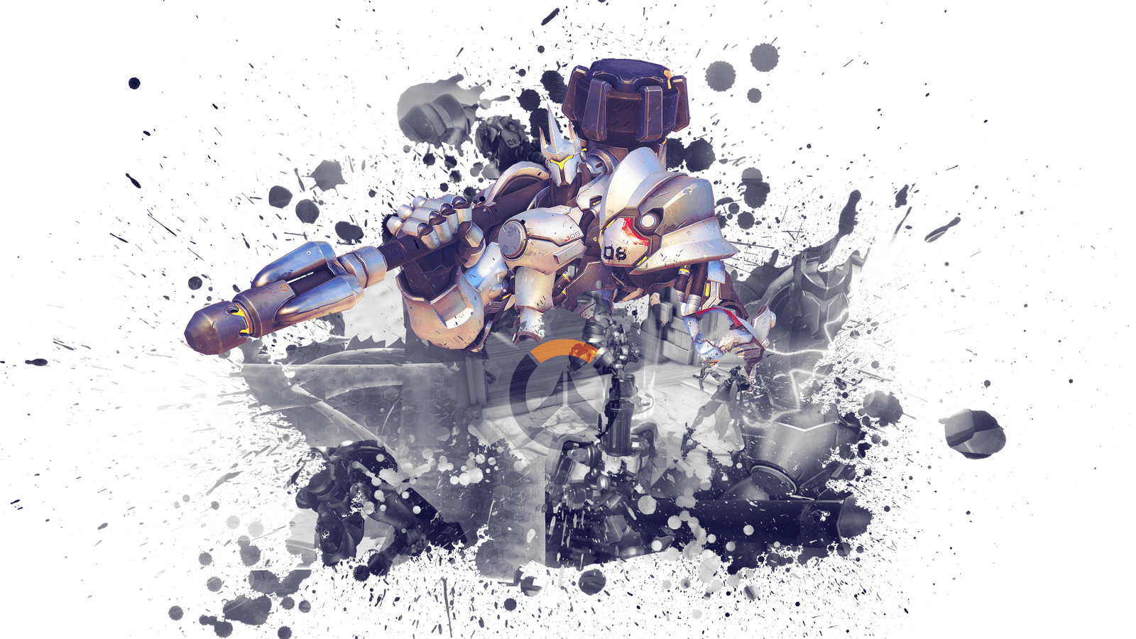 Overwatch Splat Wallpaper By PT Desu