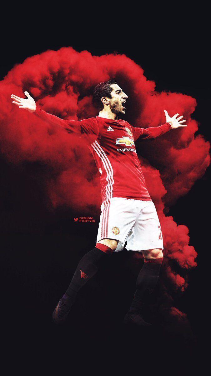 Daniel #Mkhitaryan. #MUFC Phone Wallpaper