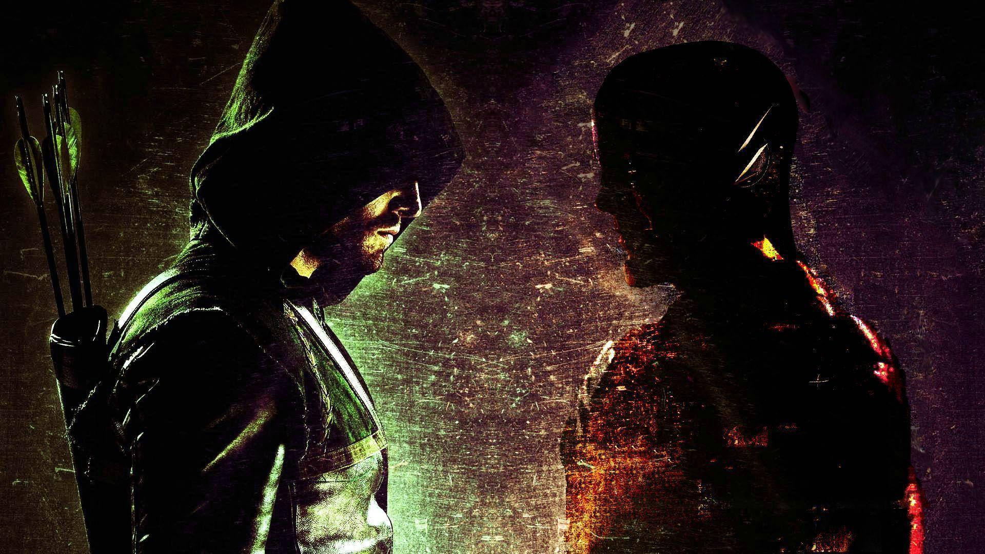 Arrow and Flash HD Wallpaper