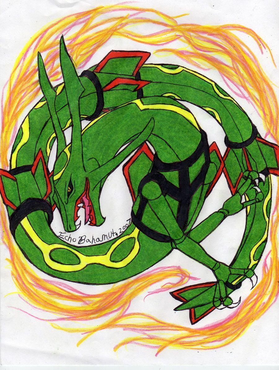 Rayquaza image Rayquaza drawing HD wallpaper and background photo
