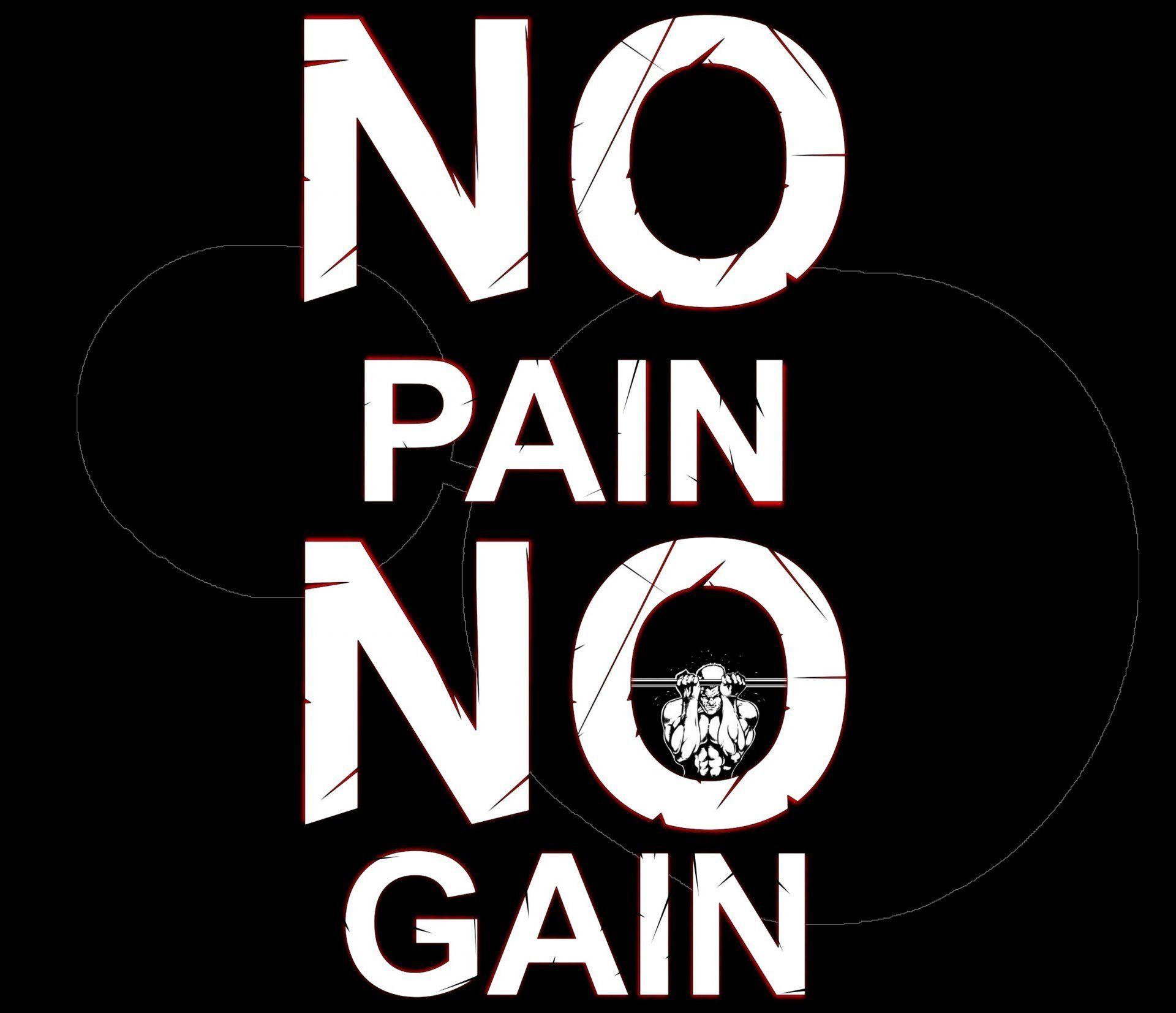 no pain no gain gym workout HD wallpapers