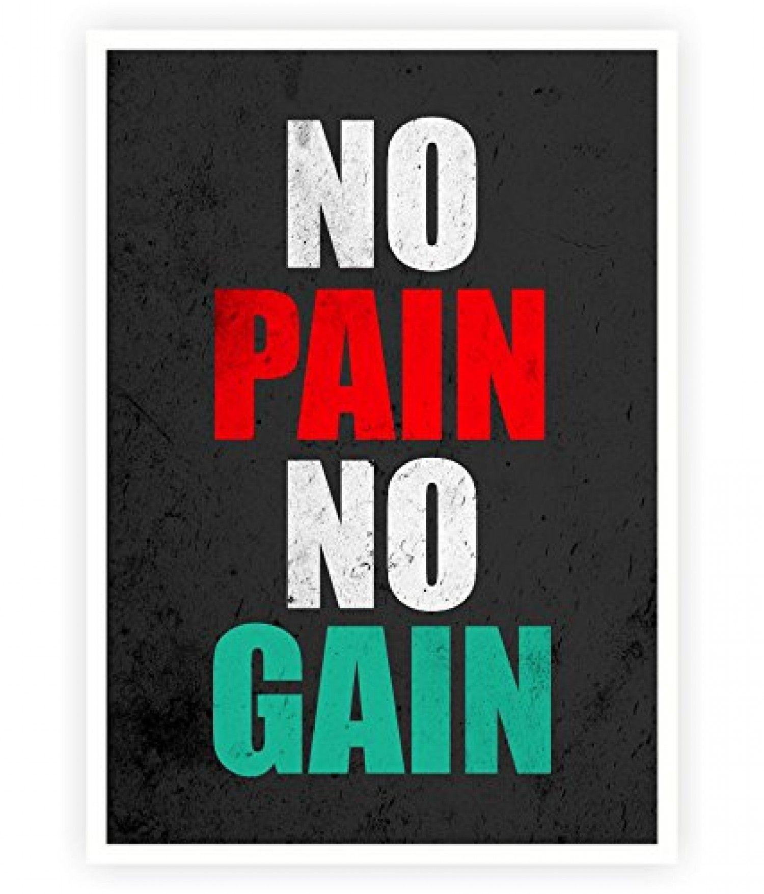 antithesis no pain no gain