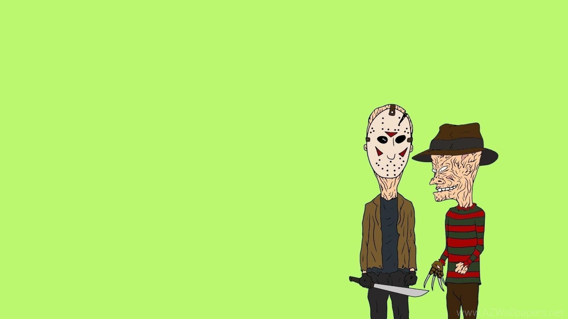 Cartoons Jason Freddy Vs Beavis And Butt head Wallpaper Desktop