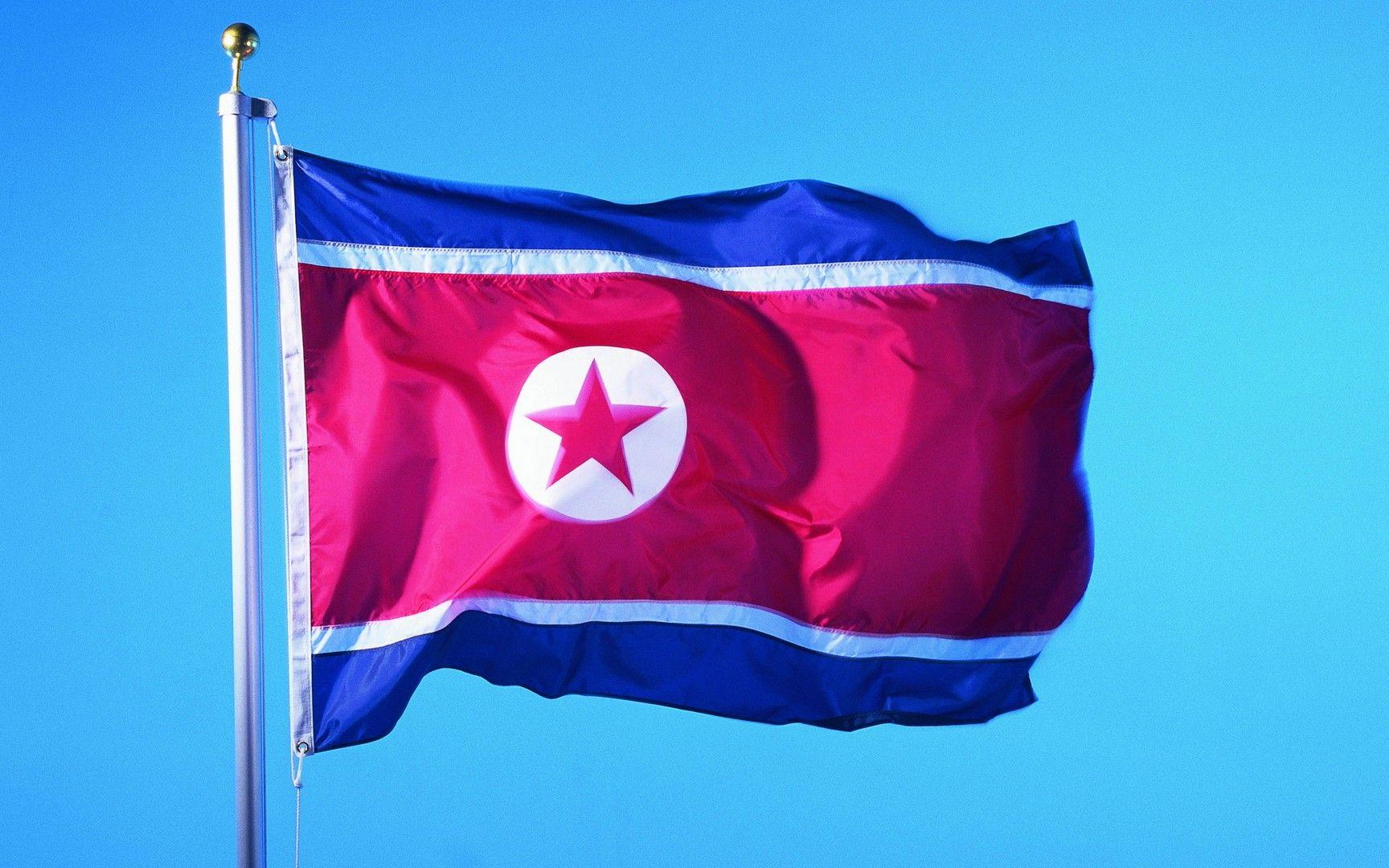 Flag of North Korea wallpaper. Flags wallpaper