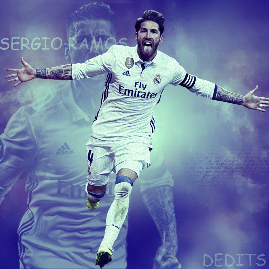 Wallpaper of Real Madrid. Sergio Ramos 2017 HD