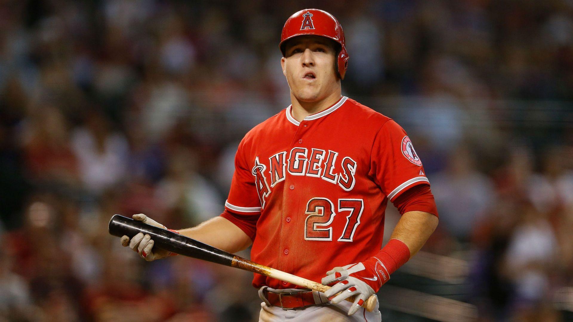 Angels' OF Mike Trout Out With UCL Tear In Left Thumb