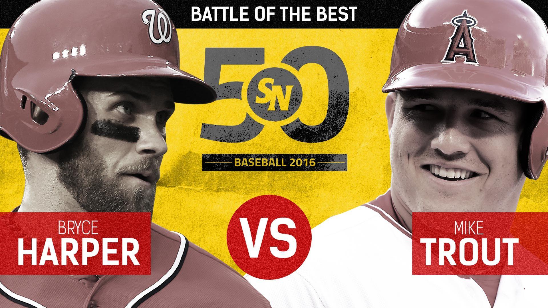Mike Trout vs. Bryce Harper: The SN50 rivalry that defines this