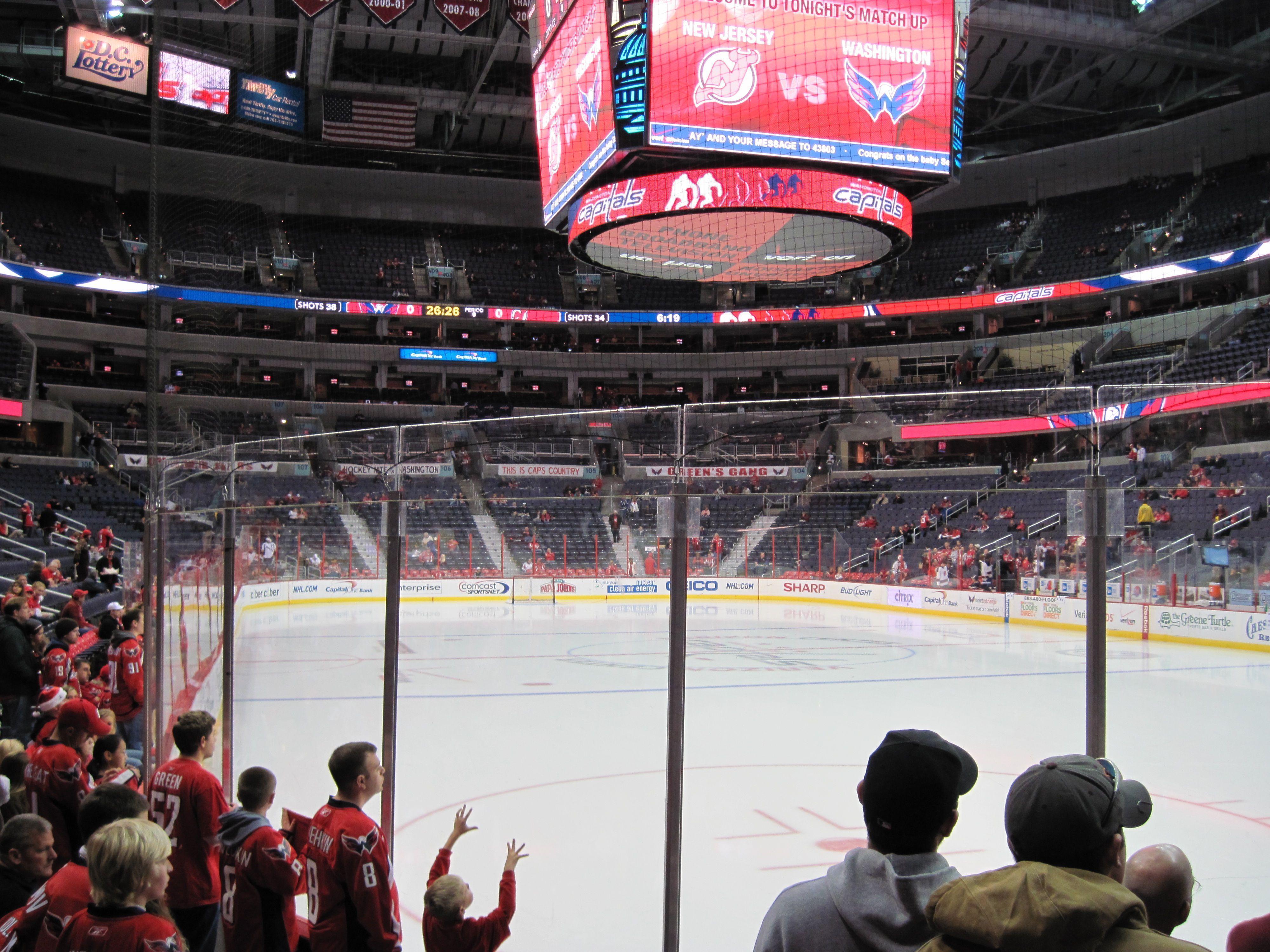 Capital One Arena, section 409, home of Washington Capitals