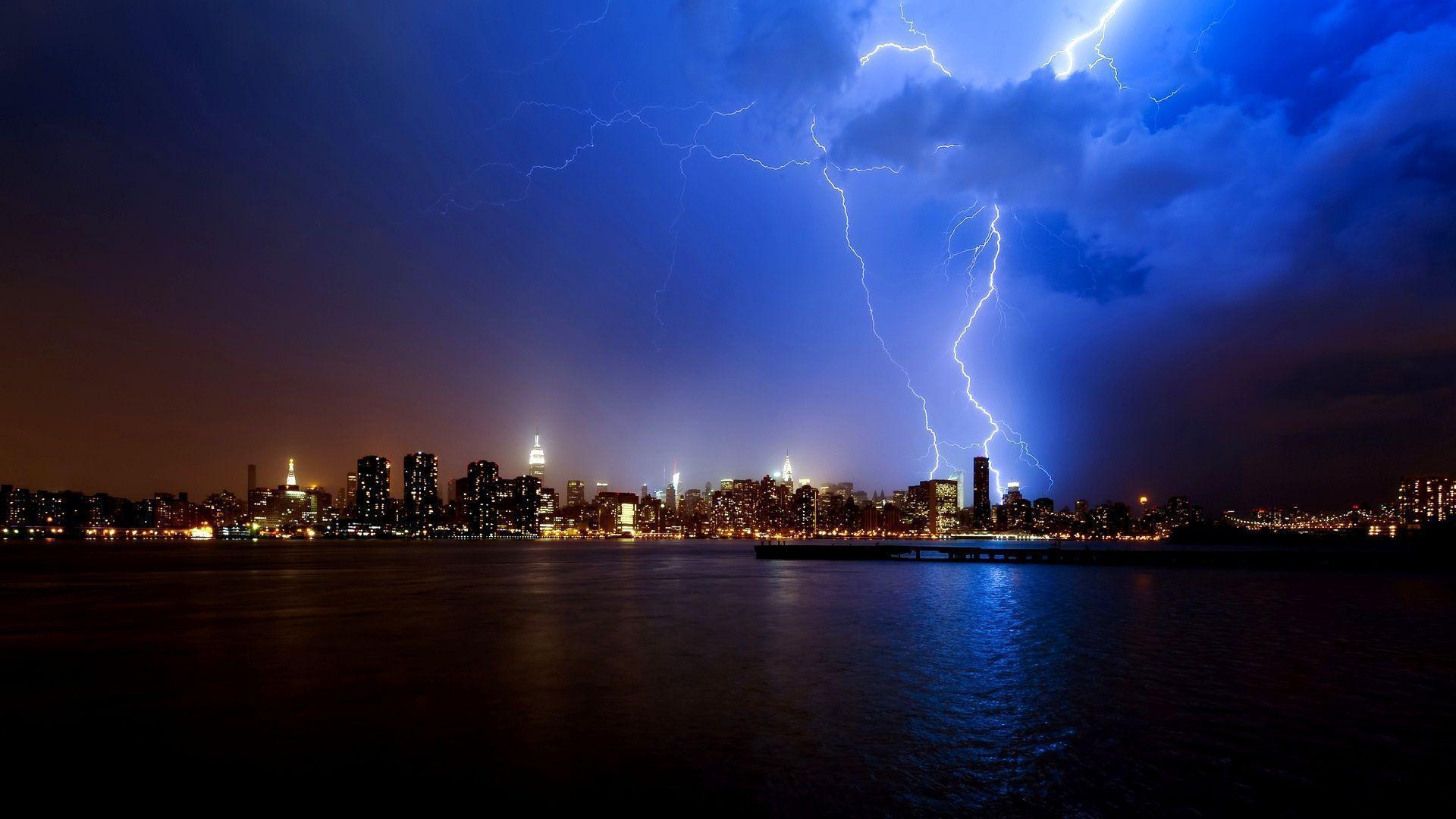Thunder Fire HD Picture, Thunder Storm Wallpaper