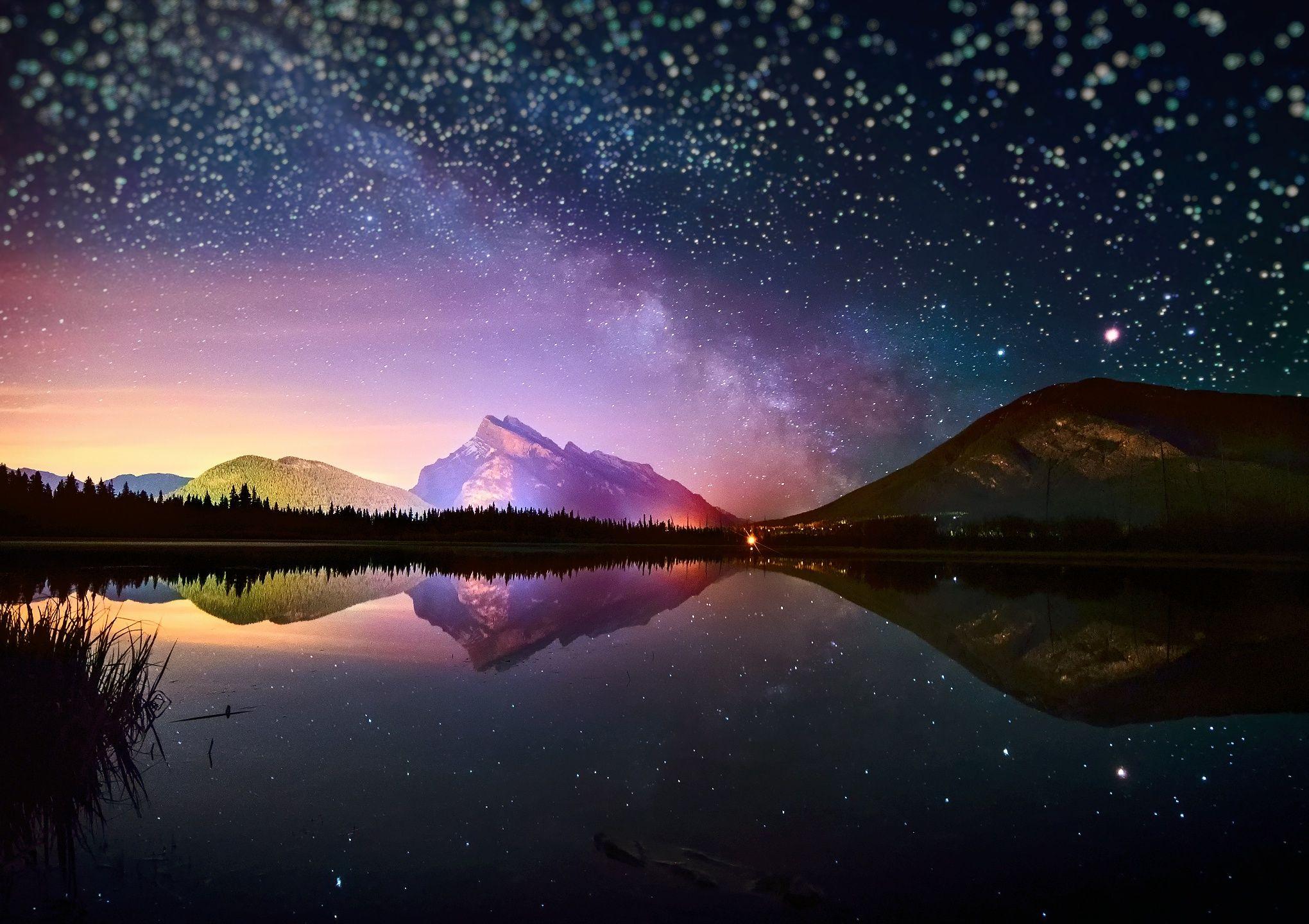 Starry Sky HD Wallpaper and Background Image