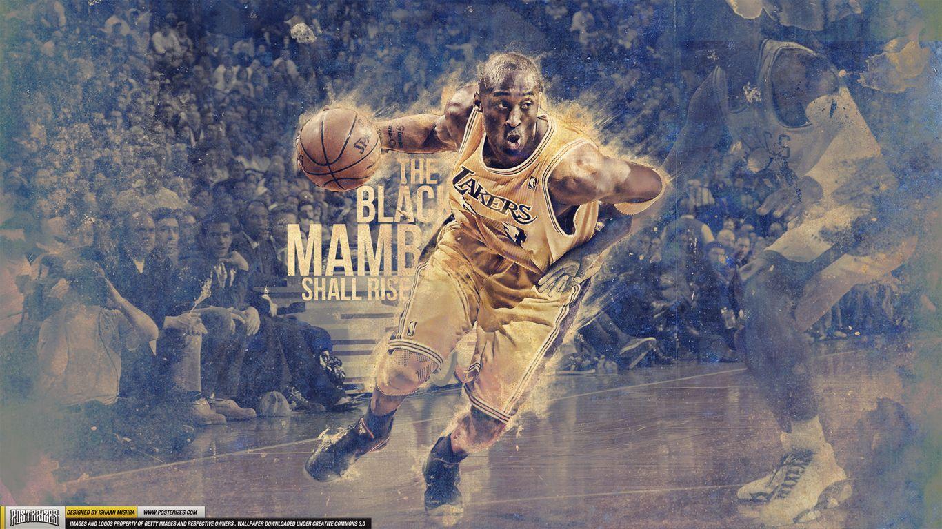 Kobe Bryant - 'Black Mamba Shall Rise' (WALLPAPER)