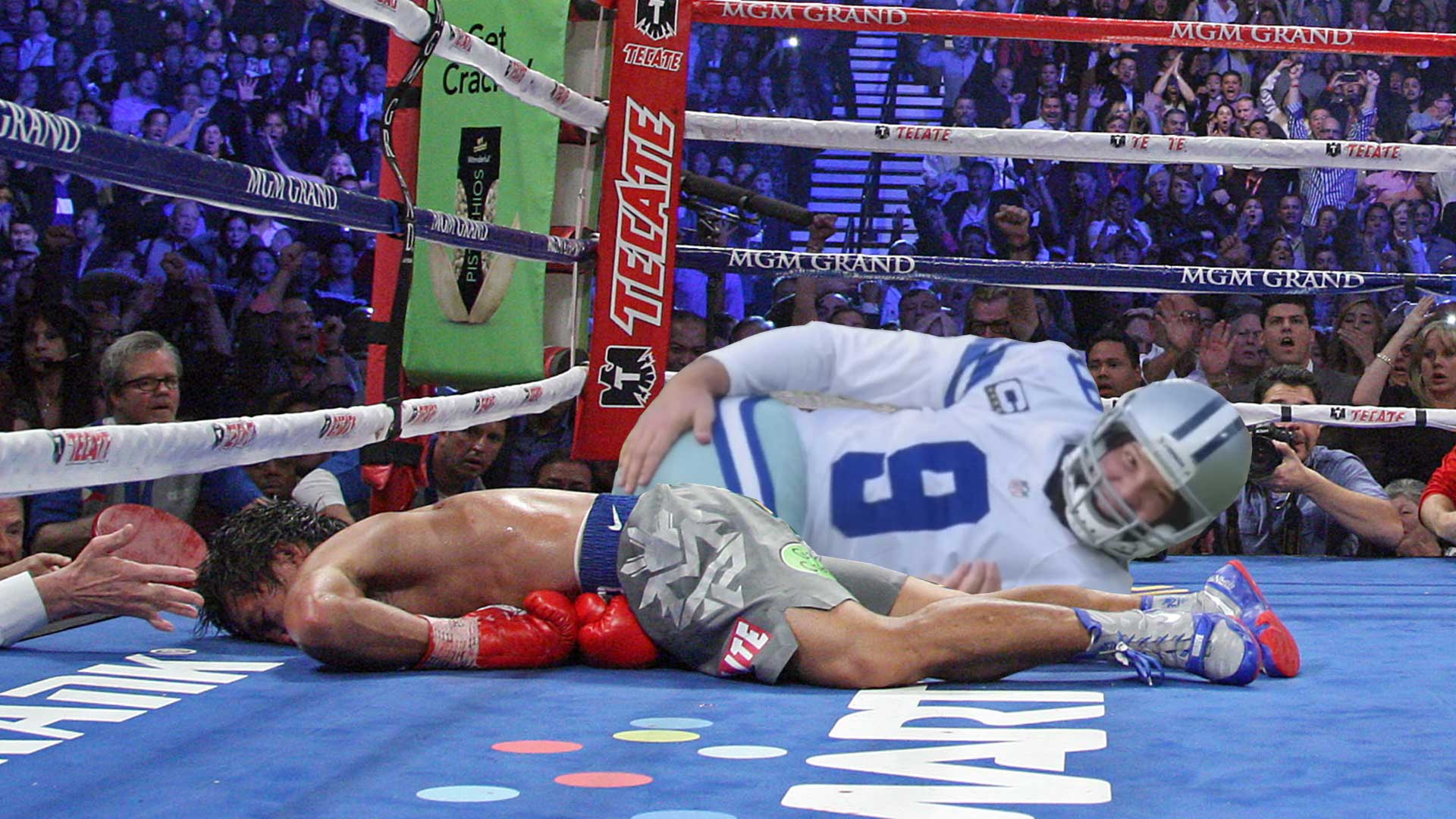 Tony Romo Laying in Random Places. The Big Lead