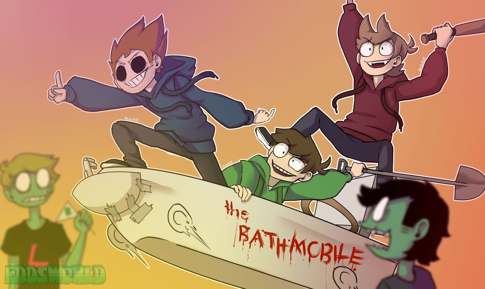 Download Matt Of Eddsworld Wears Green Hoody Wallpaper