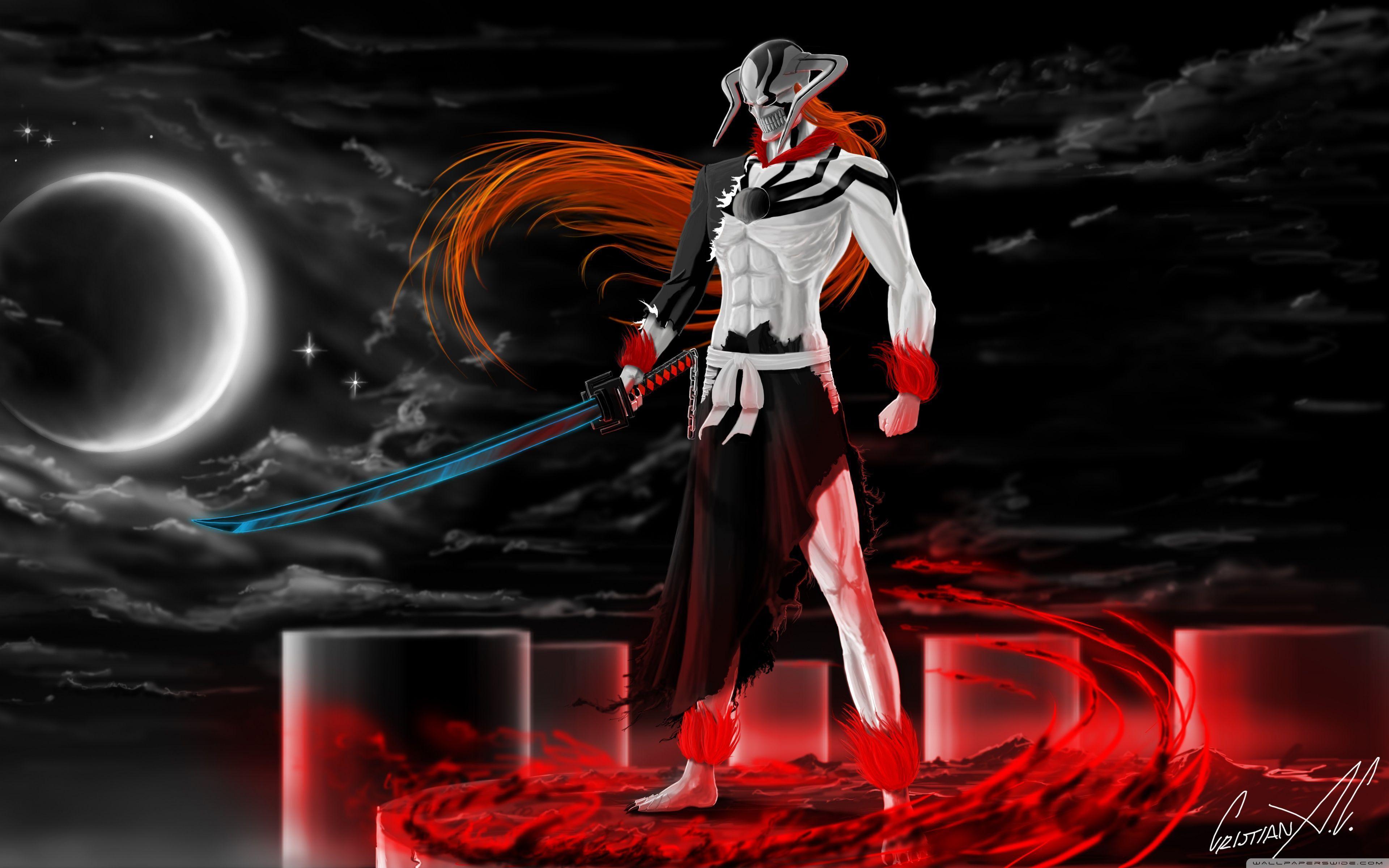 Got any wallpapers of vasto lorde ichigo in this pose? : r/bleach