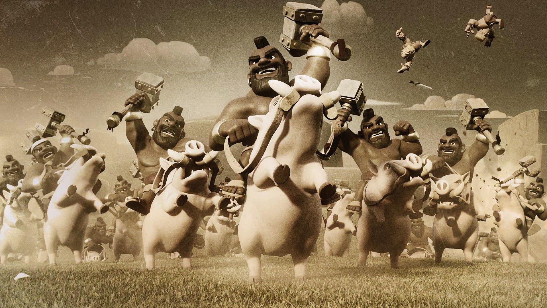 Clash of Clans Ride of The Hog Riders Wallpapers 00662.