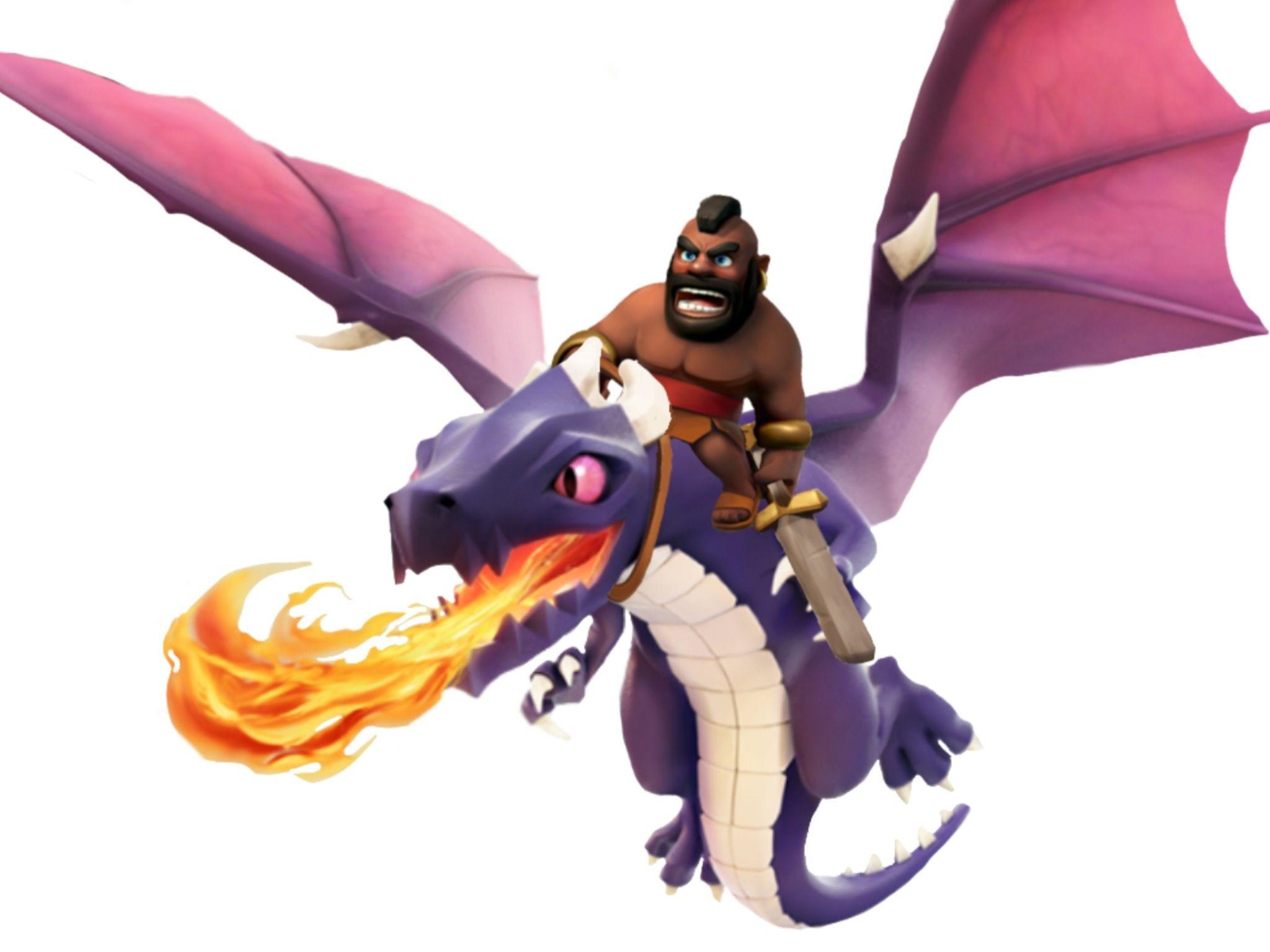 Image for Clash of Clans Hog Rider Dragon 19 Free HD Wallpaper