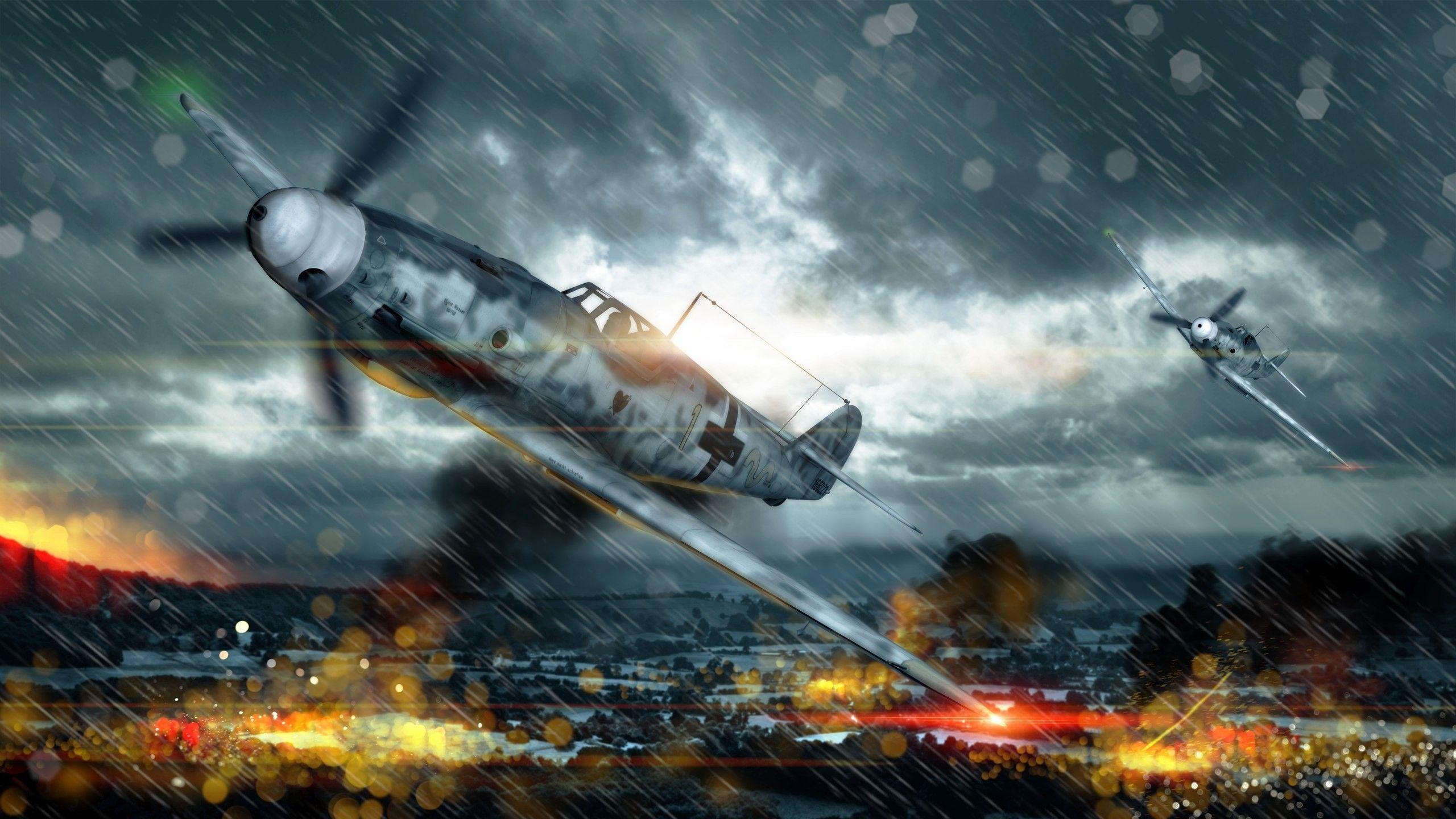 War Thunder, #airplane, #Messerschmitt Bf #World War II