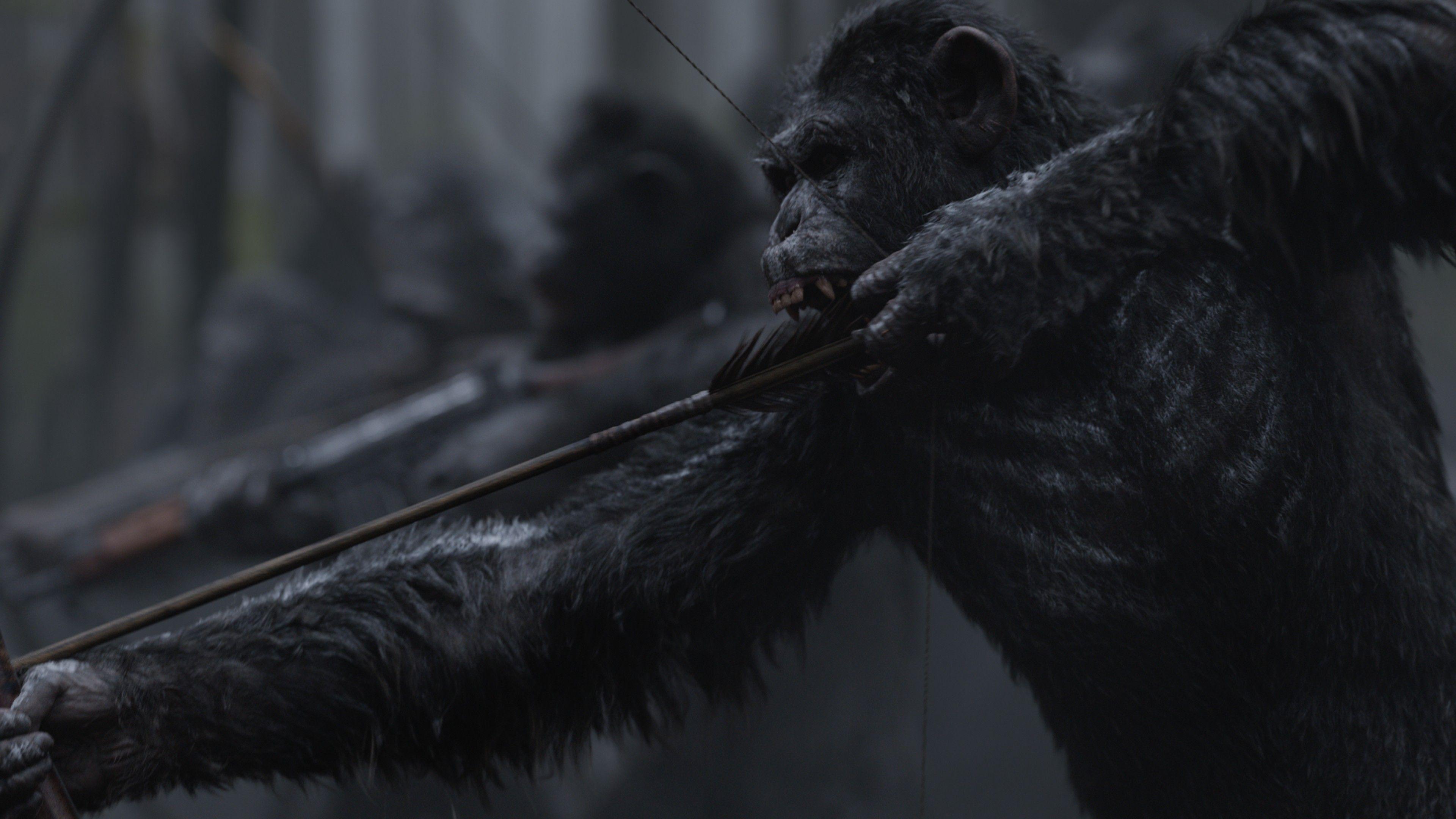Wallpaper Caesar, War for the Planet of the Apes, 2017 Movies, HD